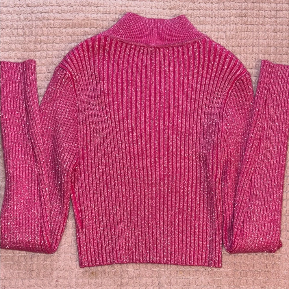 Pink Ribbed Sweater - Picture 2 of 2